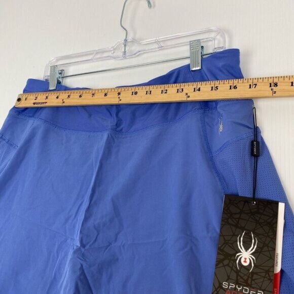 Spyder Active Sports Womens size Large  Blue SKORT Pockets Golf NEW NWT. - Picture 7 of 16